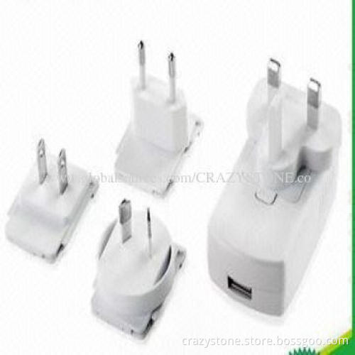 Multi-plug USB Universal Travel Charger